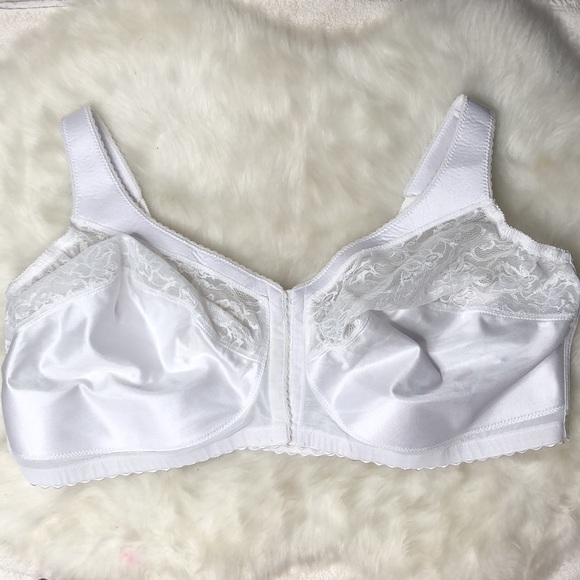 Glamorise MagicLift White Bra Plus Size 54E NEW - Picture 2 of 12